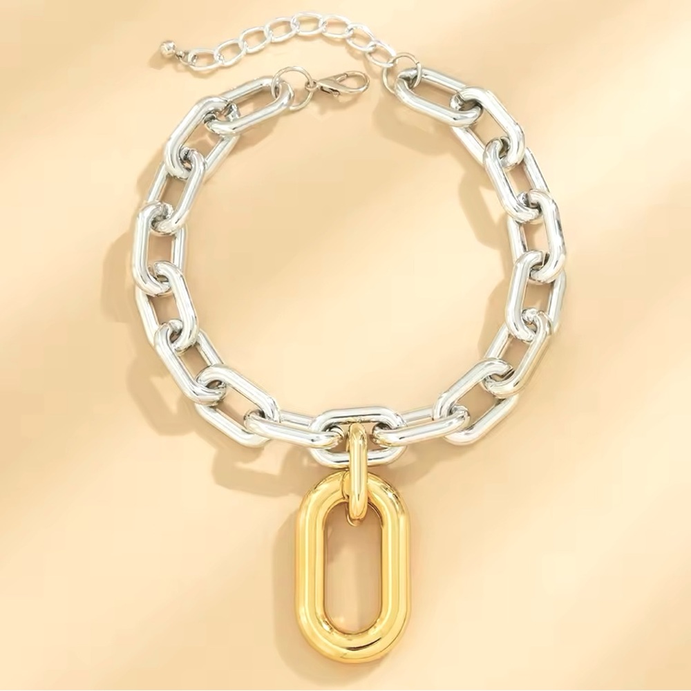 CHUNKY CHAIN NECKLACE LIGHTWEIGHT